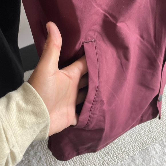 VANS SKATEBOARDING OFF THE STACK HOODED RAIN JACKET BUTTON UP MEN'S SIZE MEDIUM - Picture 4 of 9